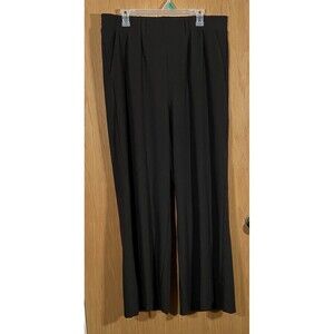 Torrid Women's 1X Black Pull On Pants Wide Leg Pockets Stretch Career Office